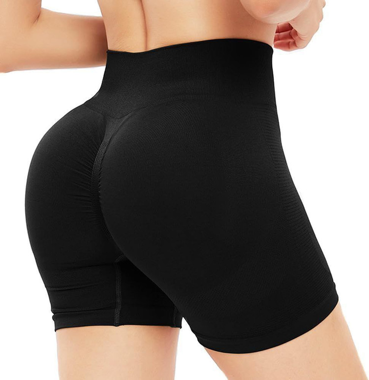 شورتک پشت کش دار سیملس مشکی ۰۱۲۴